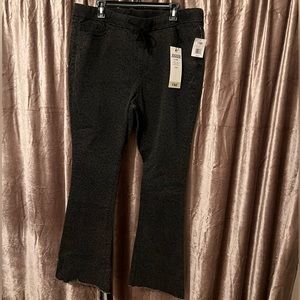 YMI Leopard Black Flare Jogger jeans